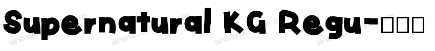 Supernatural KG Regu字体转换